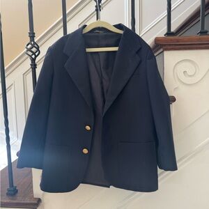 Stylish Kids Navy Blue Blazer with Gold Buttons